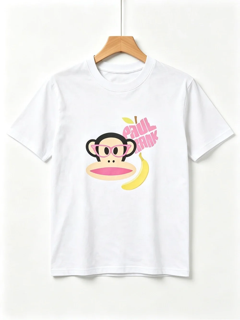 White Paul Frank Graphics Womens Mens T-shirt Unisex